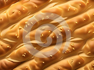 Bread close up. Texture of bread. Abstract food background