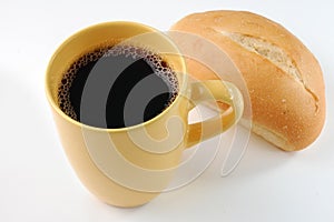 Bread and coffee