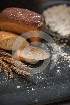 Bread composition with wheats