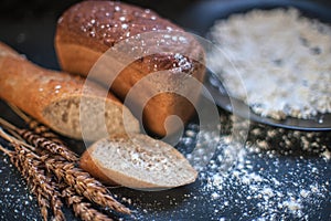 Bread composition with wheats