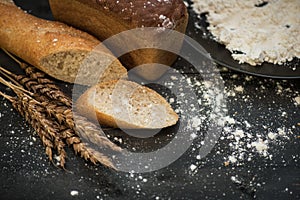 Bread composition with wheats