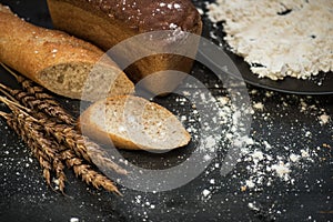 Bread composition with wheats