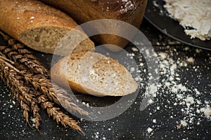 Bread composition with wheats