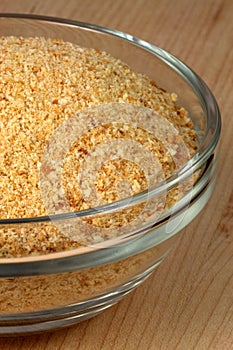 Bread crumbs for breading photo