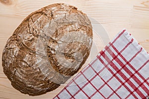 Bread crust of a farmers bread