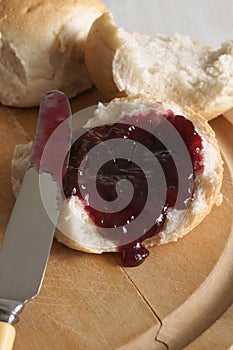 Bread and Damson Jam