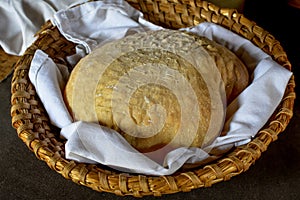 Bread Dough in a Basket
