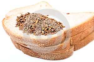 Bread and flex seeds