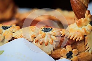 Bread Flower with Poppy