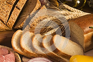 Bread food close-up