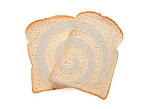 Bread isolated white