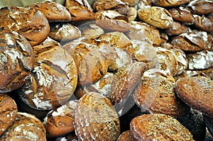 Bread in an Italian market