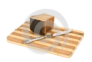 Bread with knife