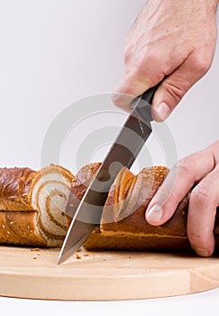Bread and knife