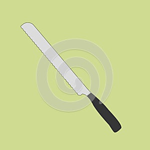 Bread knife icon