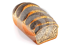 a bread loaf with some kind of moldy on it
