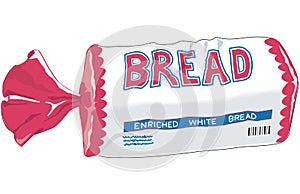 Bread Loaf Vector Illustration