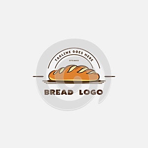 Bread Logo design template. Badges bread elements for restaurant. vector illustration