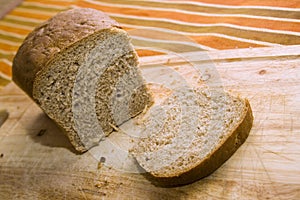 Bread made of graham photo