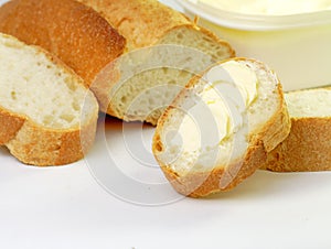 Bread with margarine