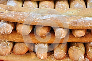 Bread on the market in Salignac photo