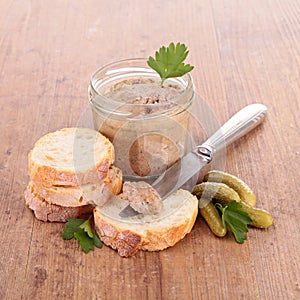 Bread and meat spread