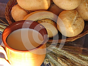 Bread, milk and wheat