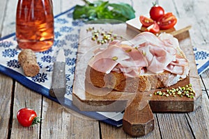 Bread And Mortadella