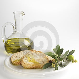 Bread and olive oil