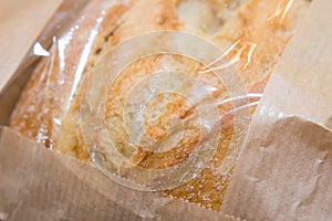 Bread in paper bag