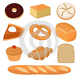 Bread and pastry clip-art