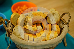 Bread pieces