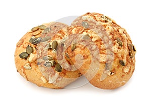 Bread with pumpkin seed and cheese