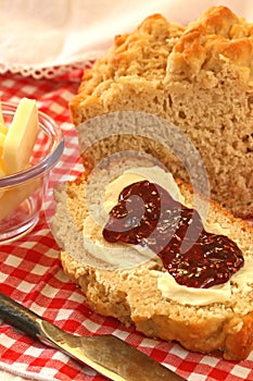 Bread and Raspberry Jam