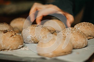 Bread roll homemade