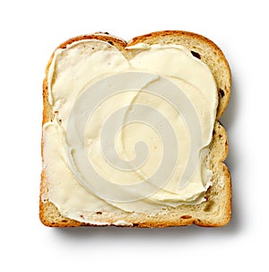 bread slice with butter