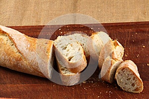 Bread in slices