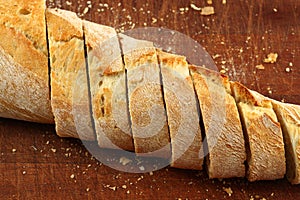 Bread in slices