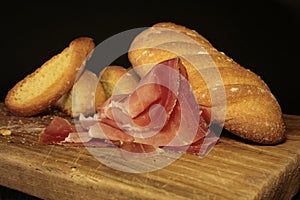 Bread and speck photo