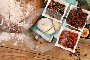 Bread and spices
