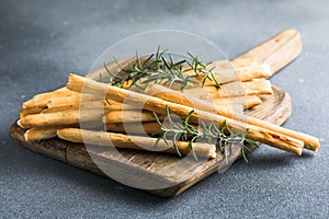 Bread sticks grisini. delisious bread appetier