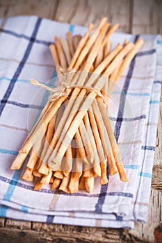 Bread sticks grissini