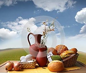 BREAD STILL LIFE