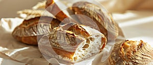 bread on a table