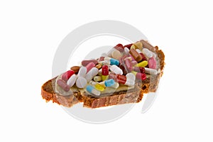 Bread with tablets