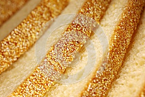 Bread texture background