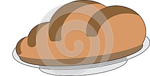 Bread Vector Design Suitable for Website or logos