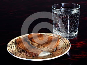 Bread and water