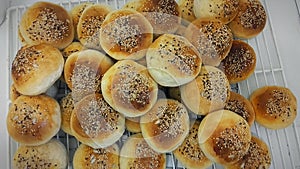 Bread whit seeds photo