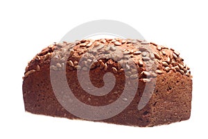 Bread on a white background